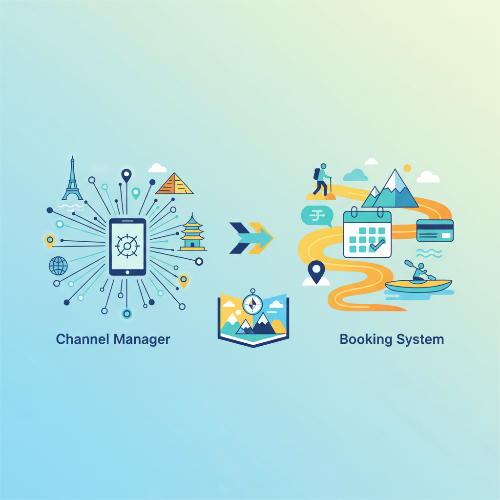 Channel Manager vs. Booking System for Tour Operators